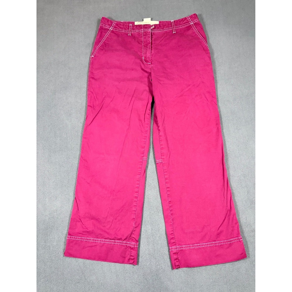 Vintage Sitwell Pants Women's 8 Pink Stretch Relaxed Fit Comfort Straight Leg